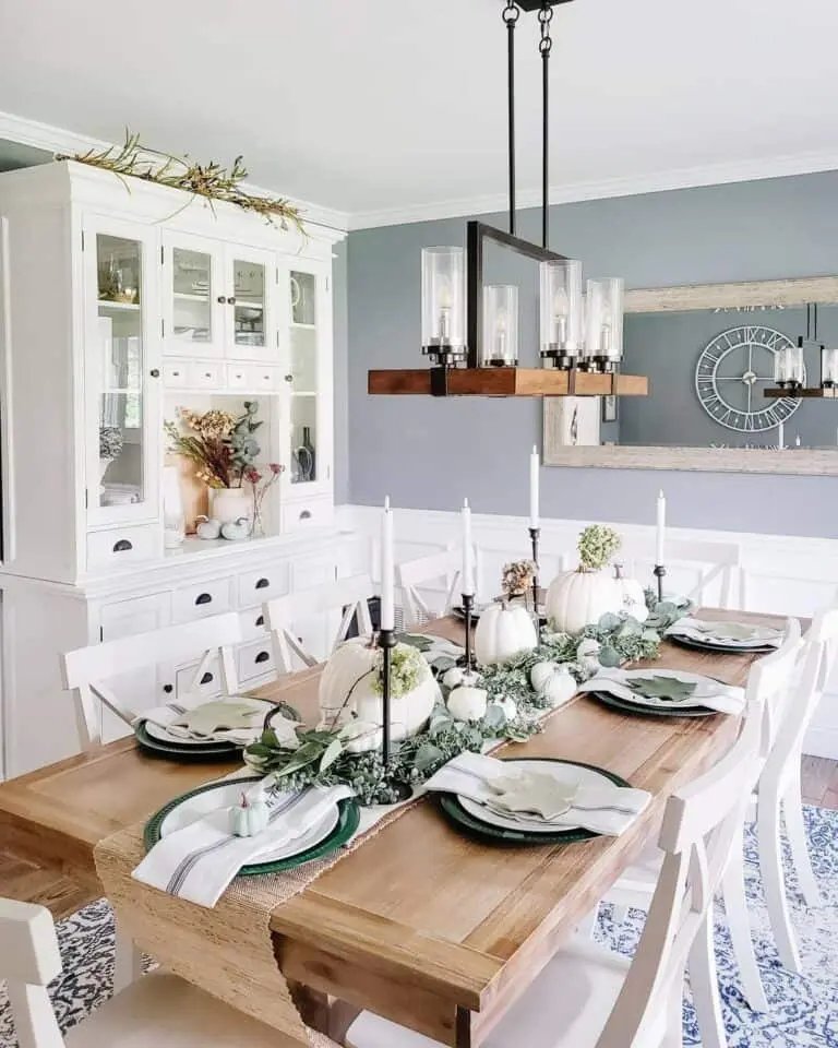Gray and White Kitchen Design