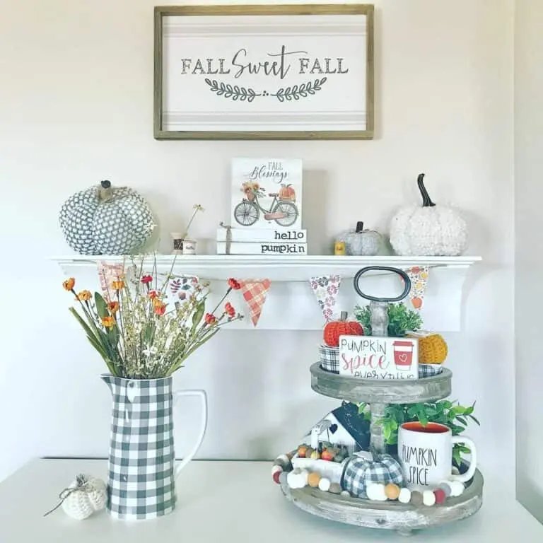 Gray Buffalo Plaid Decor