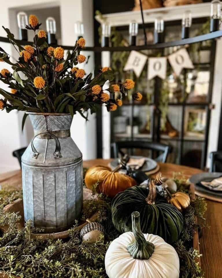 Green Fall Decor