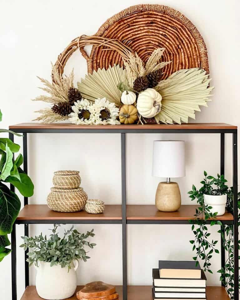 Greenery in Fall Decor