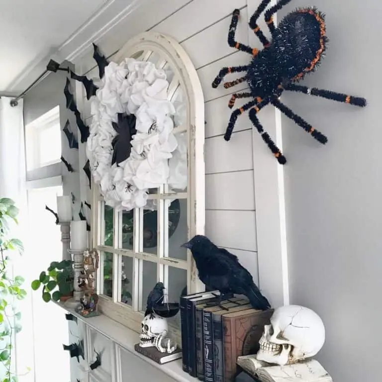 Halloween Mantel Decor