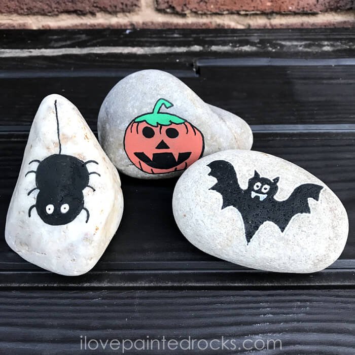 Halloween Rock Designs