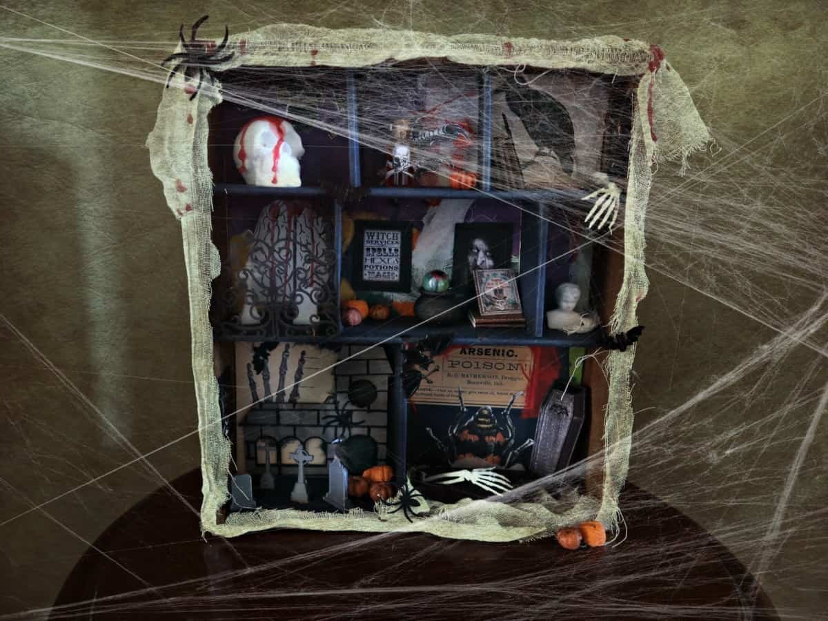 Halloween Shadow Box Craft