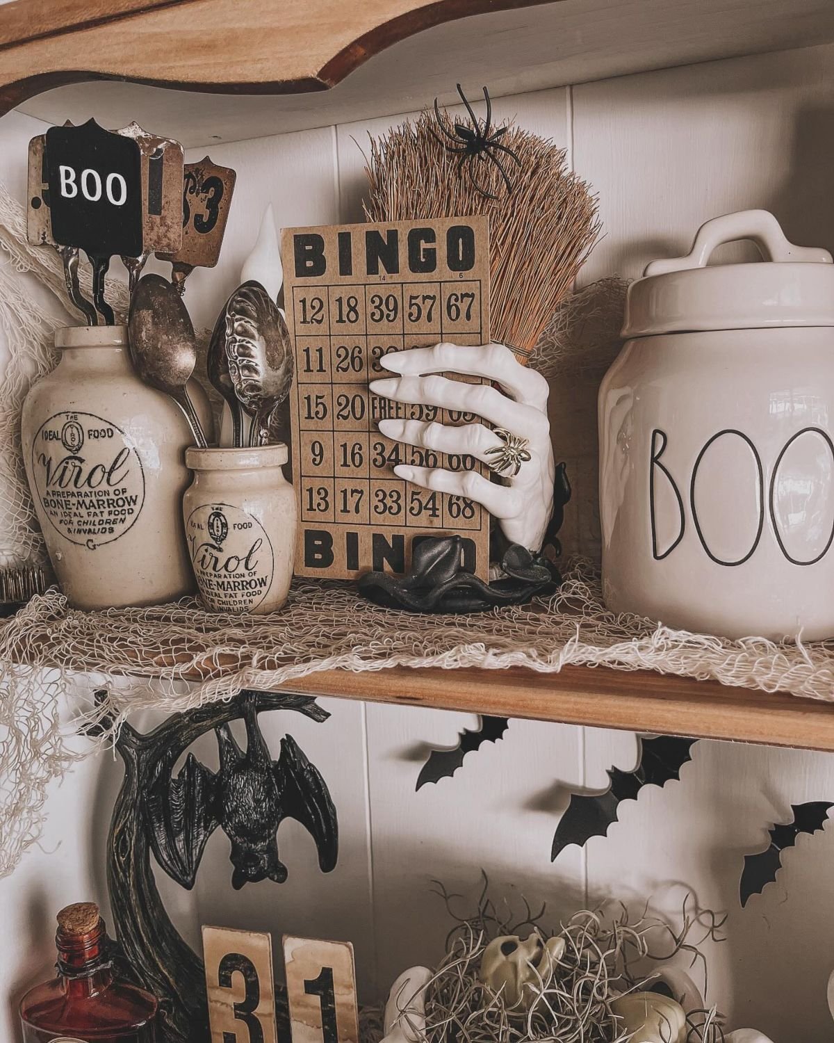 Halloween Shelf Decor