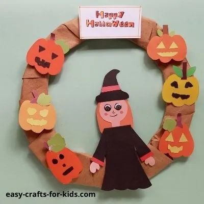 Halloween Witch Wreath