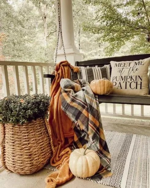 Hammock with Throws and Pillows