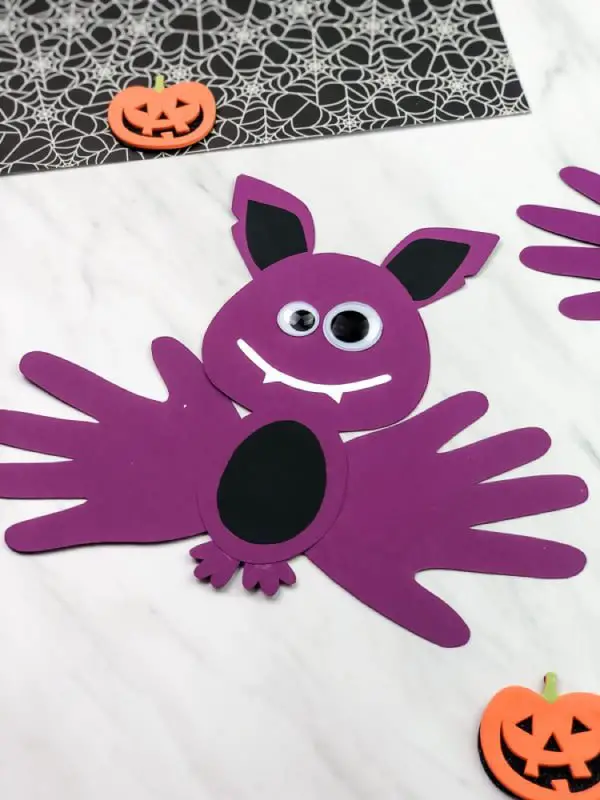 Handprint Bat Craft