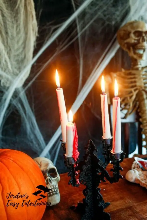 Homemade Bleeding Candle