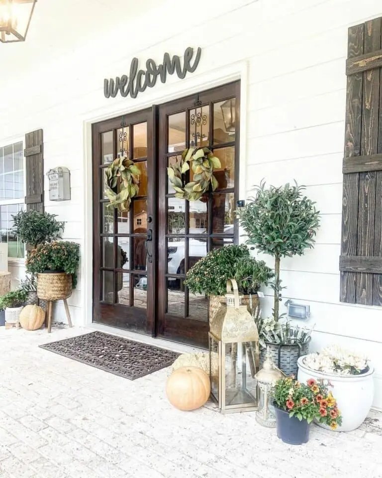Inviting White Porch Design