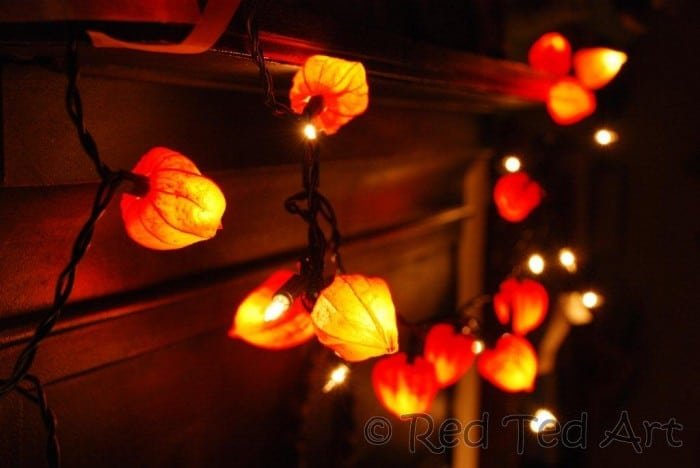 Leaf-Shaped Fairy Lights