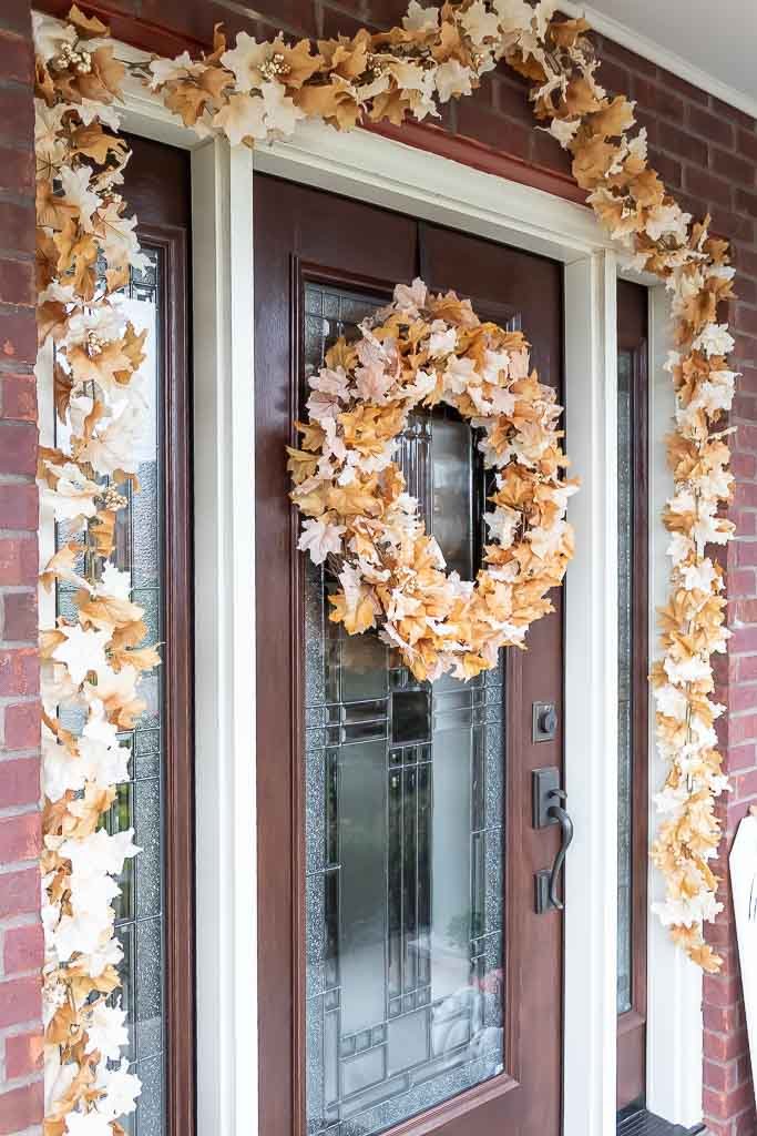 Leafy Autumn Wreath