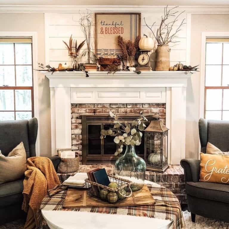 Mantel Fall Decor Ideas