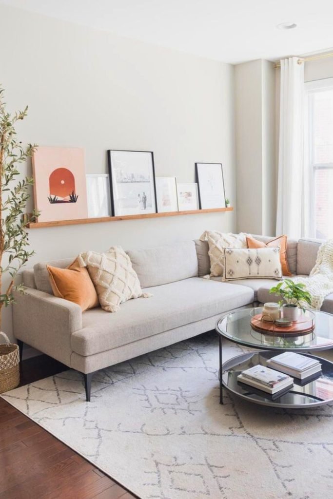 Minimalist Fall Living Room