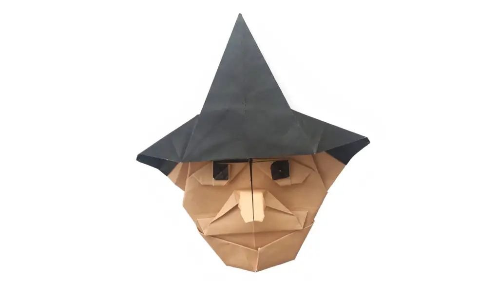 Minimalist Spooky Origami