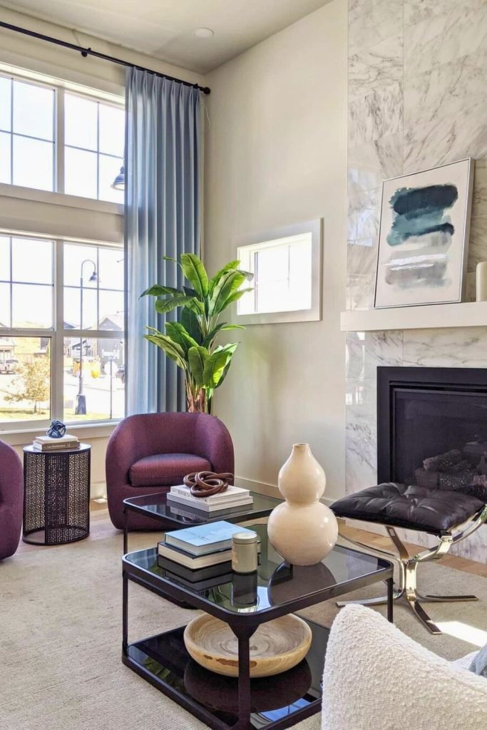 Modern Fall Living Room Style