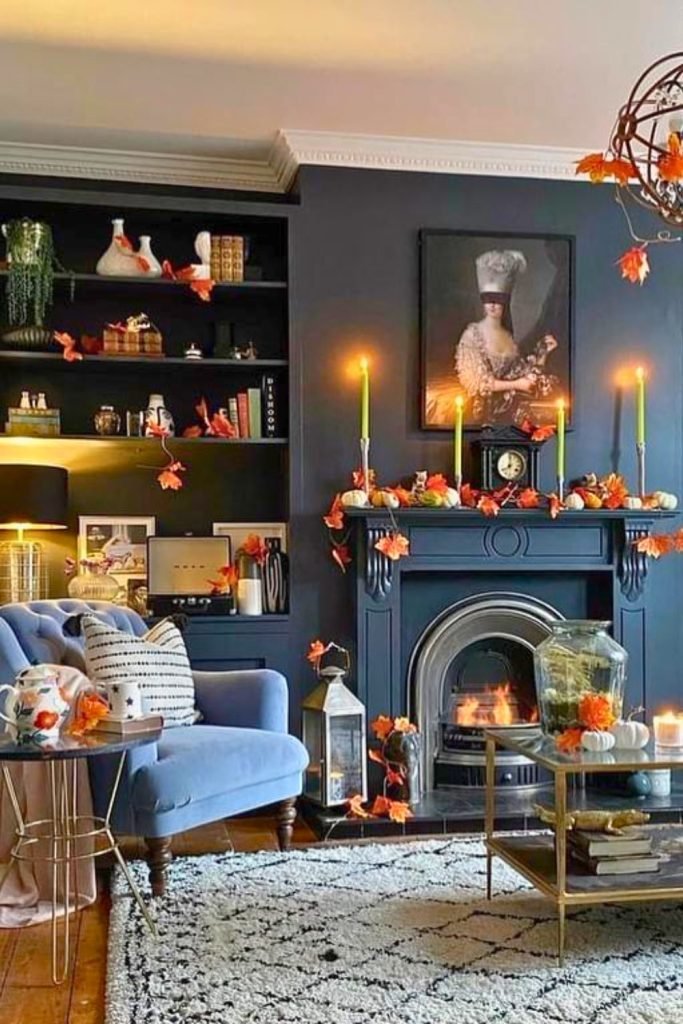 Moody Decor with Fall Accents