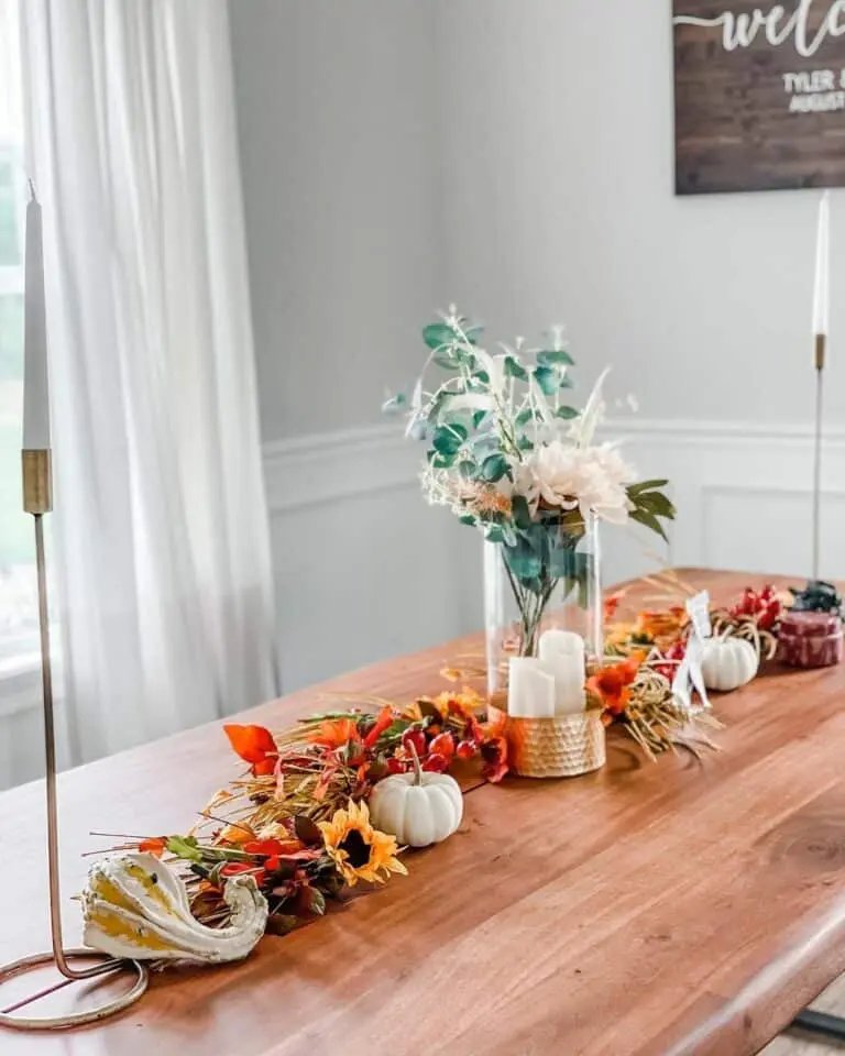Natural Table Runner Ideas
