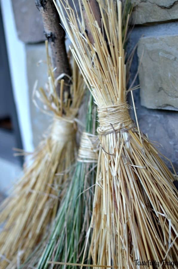 Natural Witch Broom Decorations