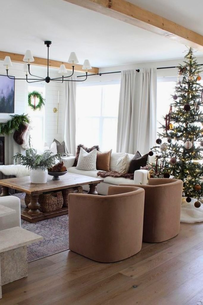 Neutral Fall Living Room Style