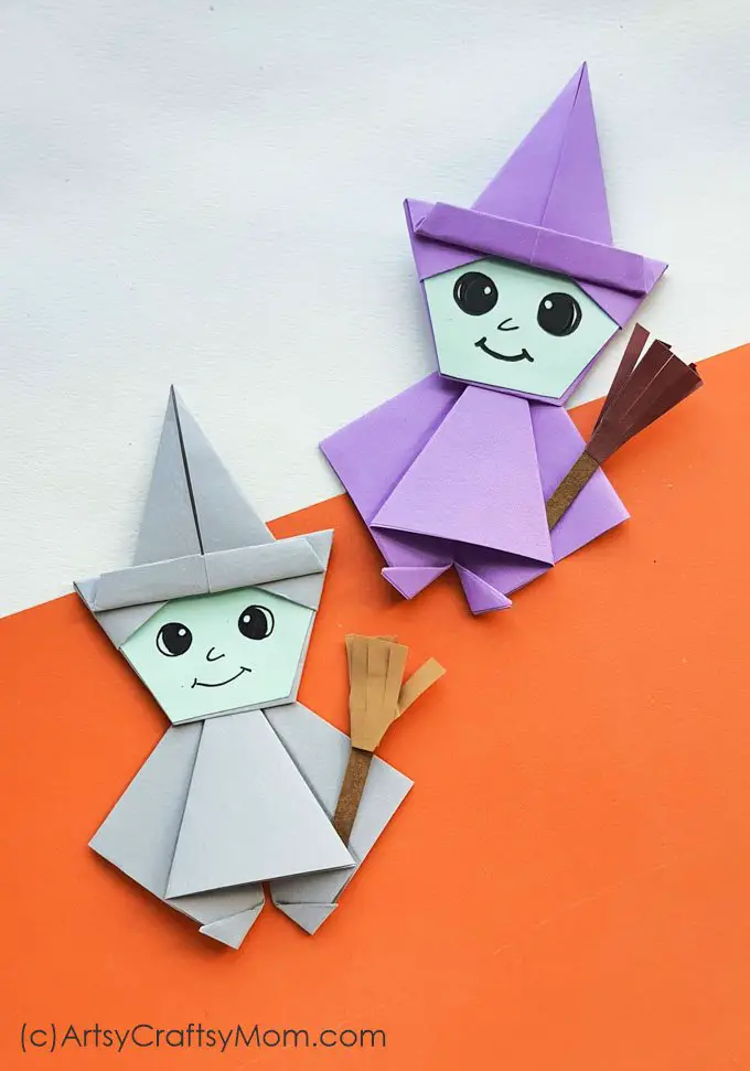 Origami Witch Crafts for Kids