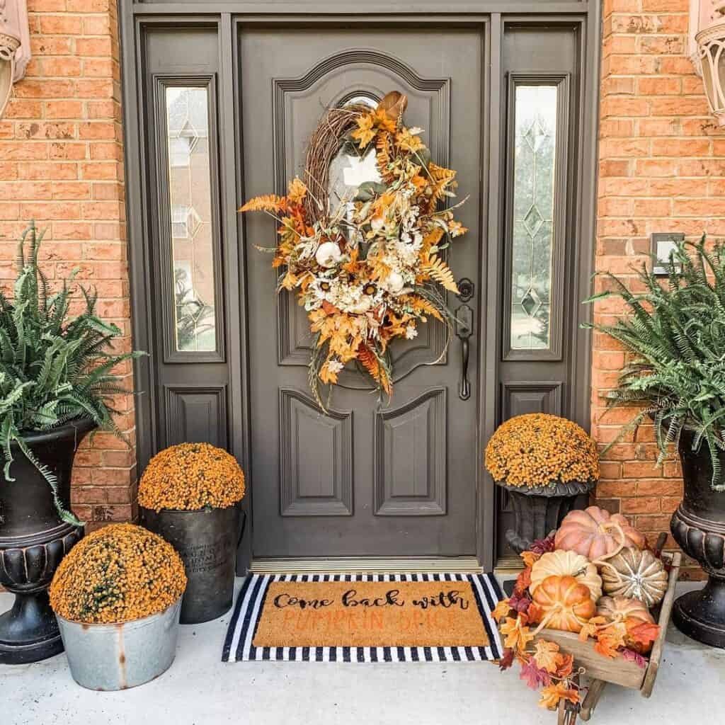 Oversized Fall Wreath Design
