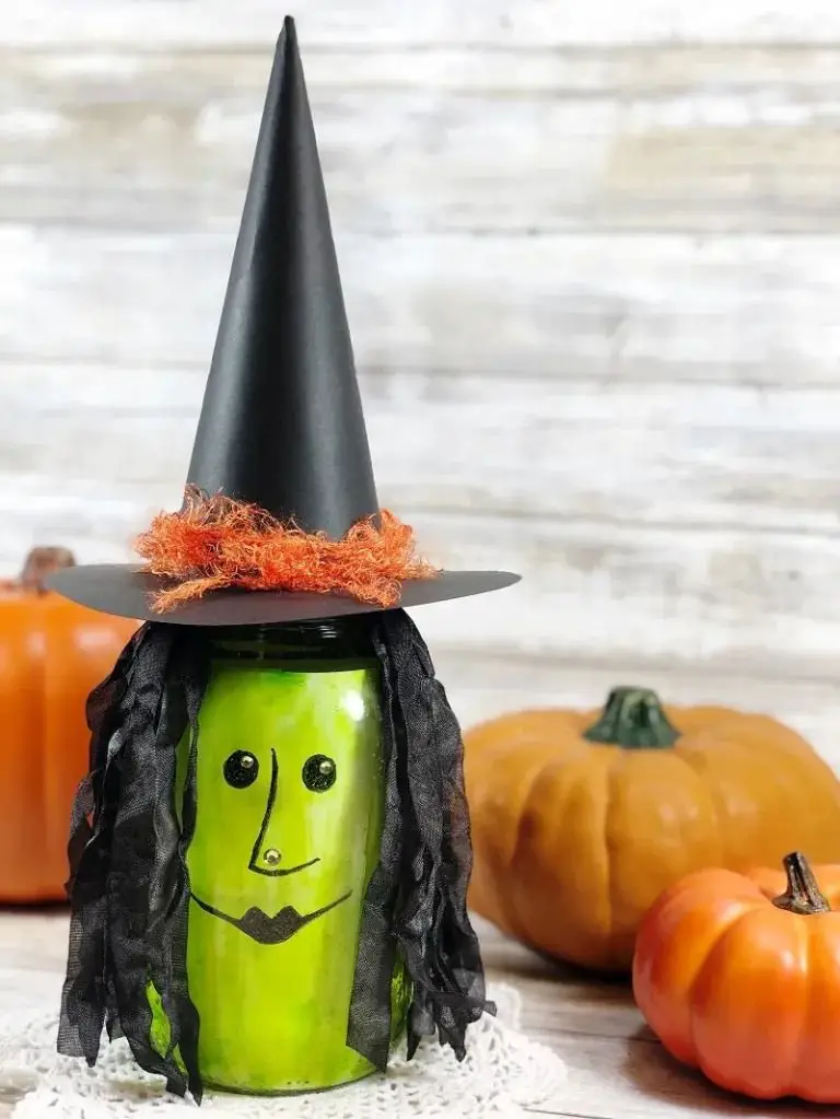 Painted Witch Lantern