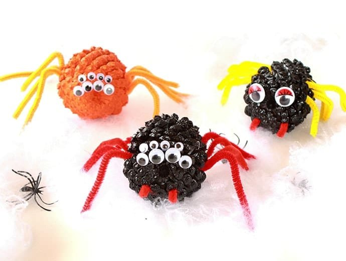 Pine Cone Spider Craft