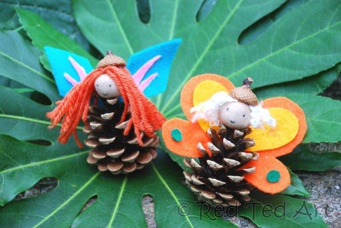 Pinecone Garden Fairy