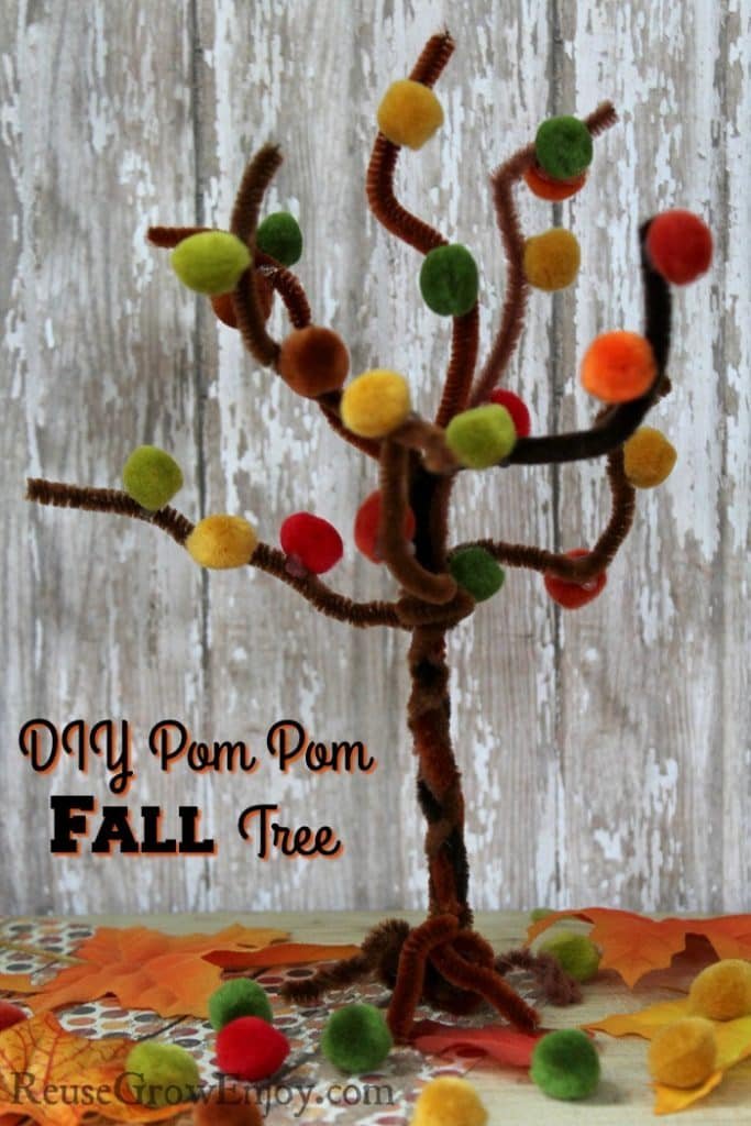 Pom Pom Autumn Tree