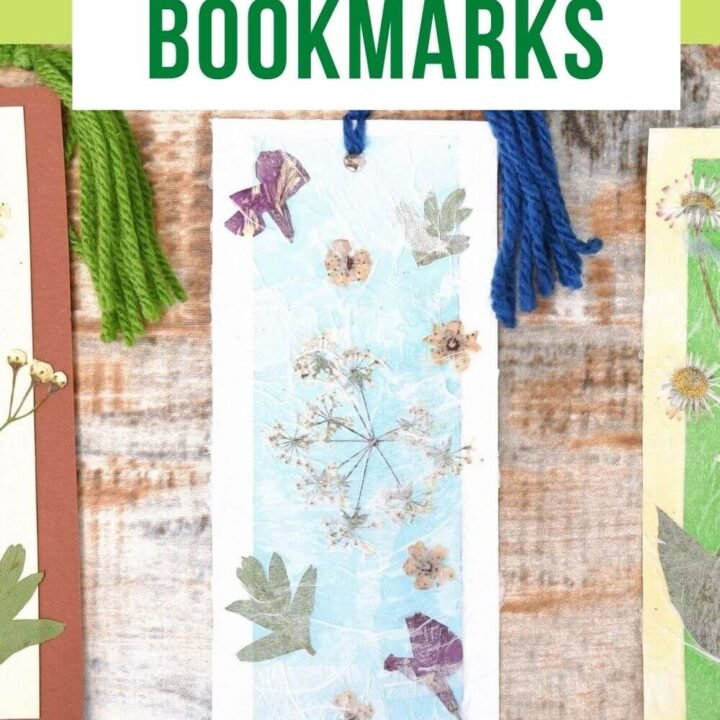 Pressed Flower Bookmarks Craft