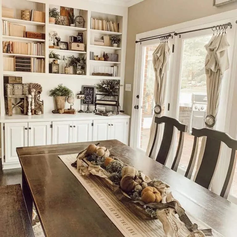 Pumpkin Centerpiece for Dining Room