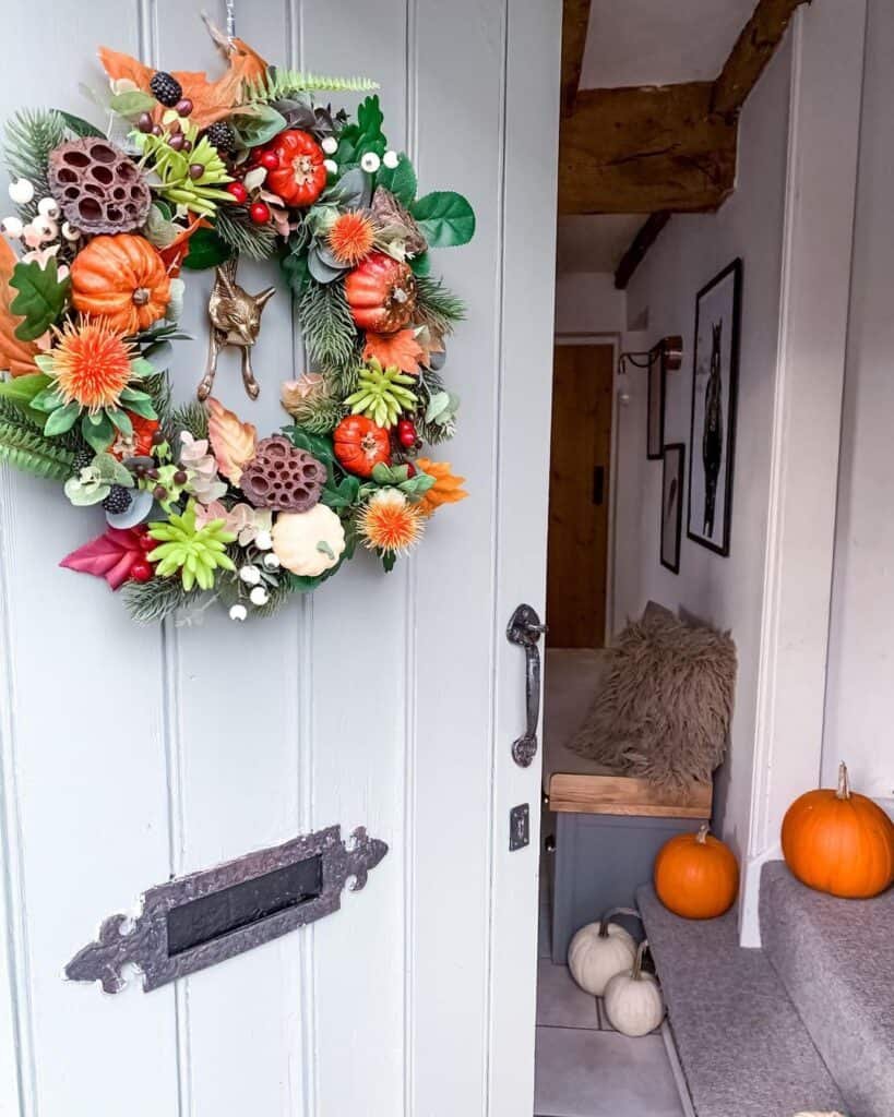Pumpkin Harvest Wreath