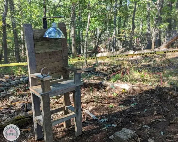 Scrap Wood Electric Chair Prop