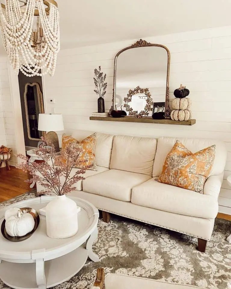 Shiplap Wall with Shelving