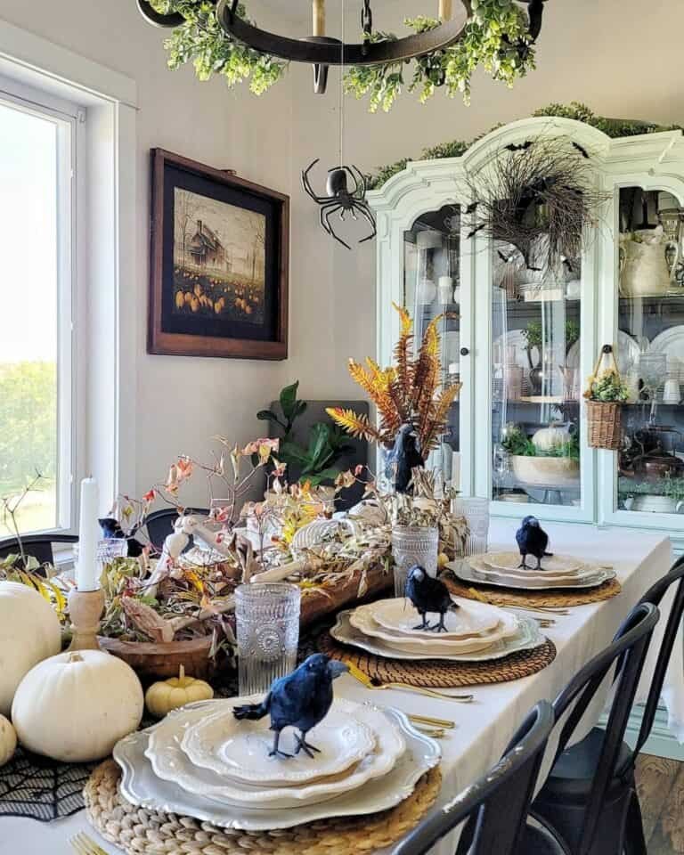 Skeleton Centerpiece Setting