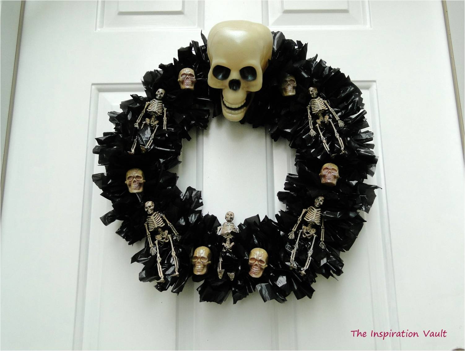 Skeleton Decor Wreath