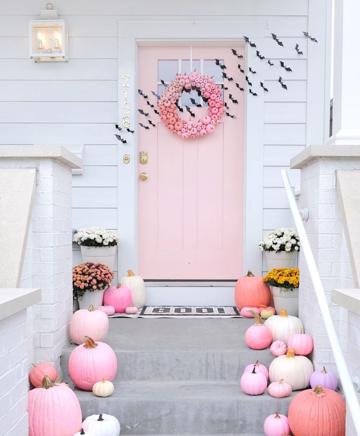 Soft Pink Halloween Decor