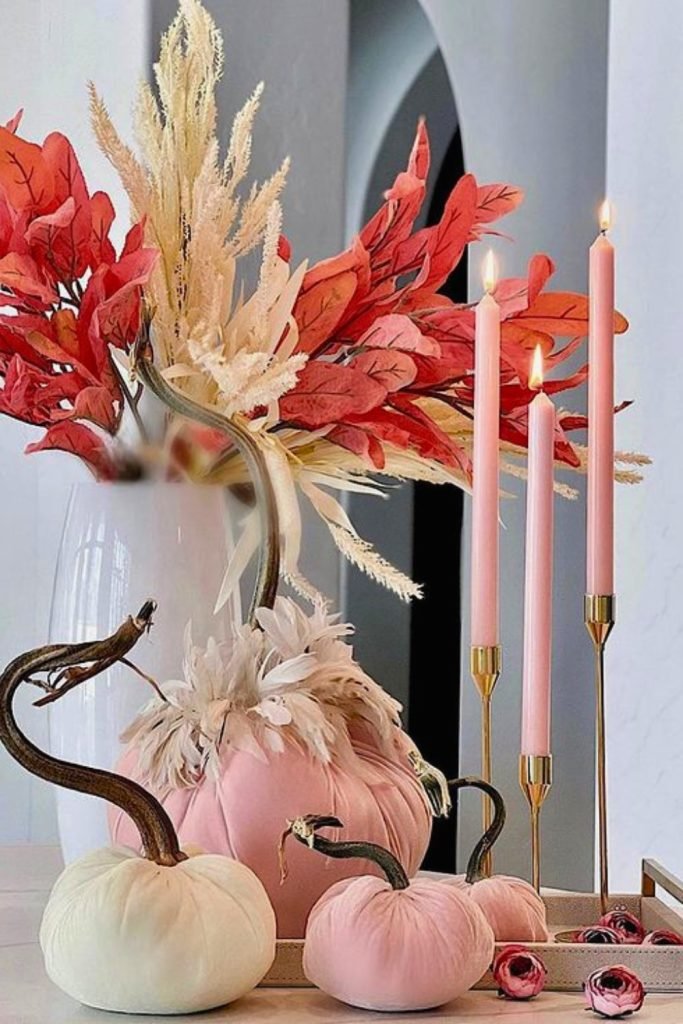 Soft-Toned Pumpkin Decor