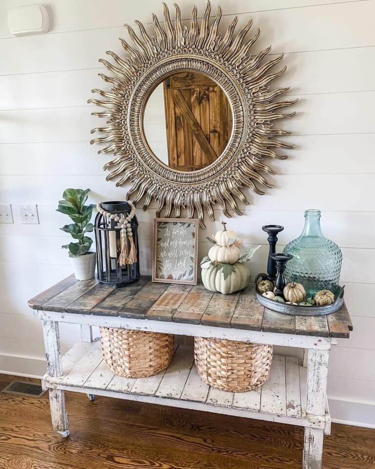 Sunflower Mirror Accent