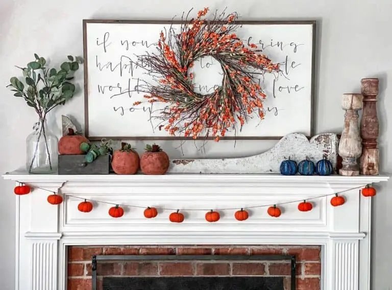 Twig Wreath for Mantel Décor