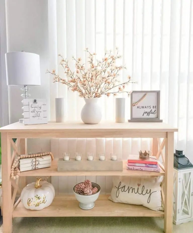 Uplifting Console Table Décor