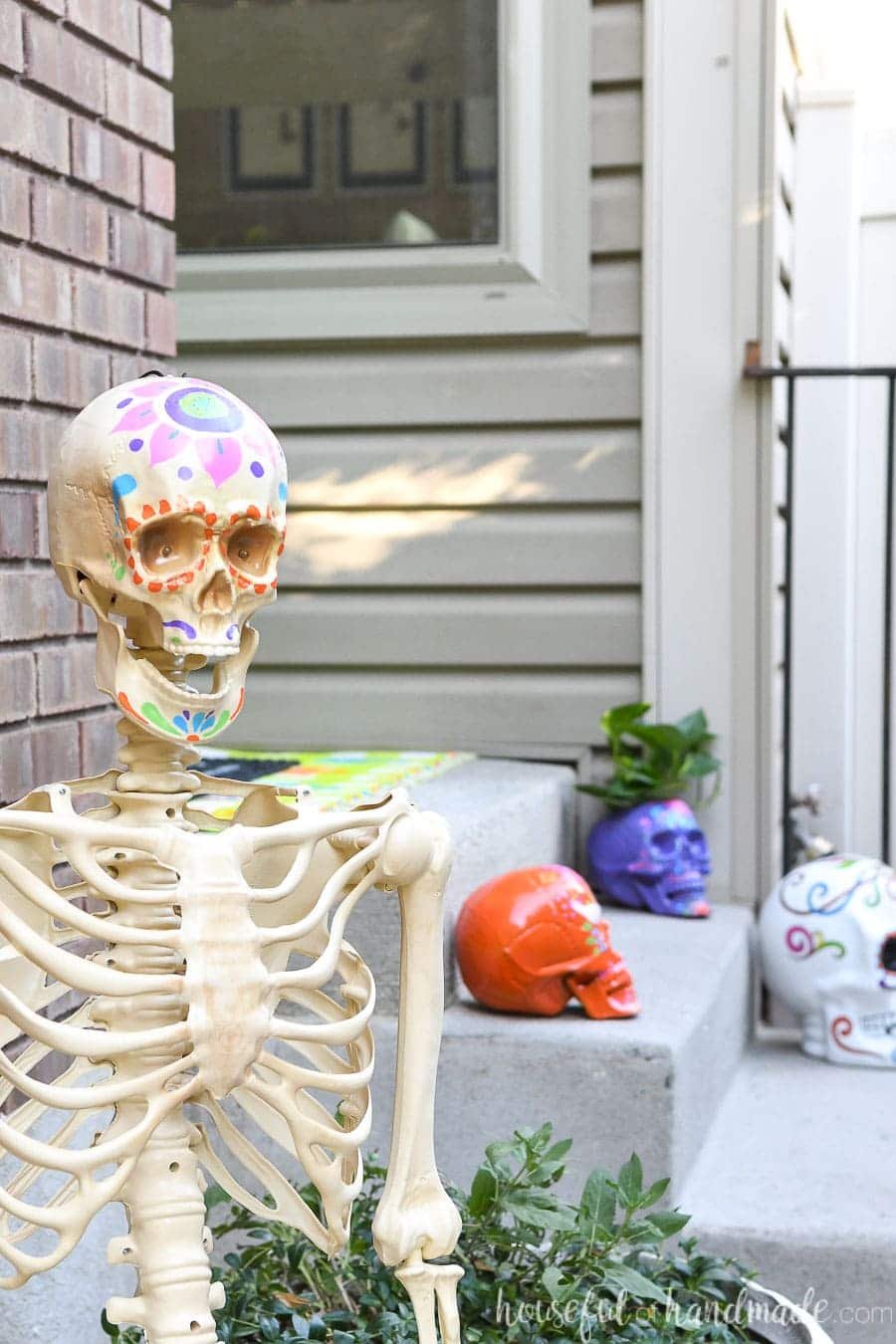 Vibrant Skull and Skeleton Décor