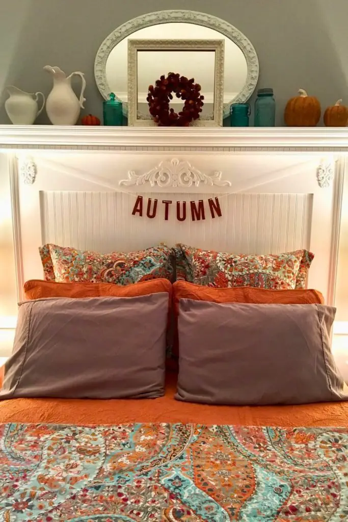 Vintage Fall Bedroom Decor