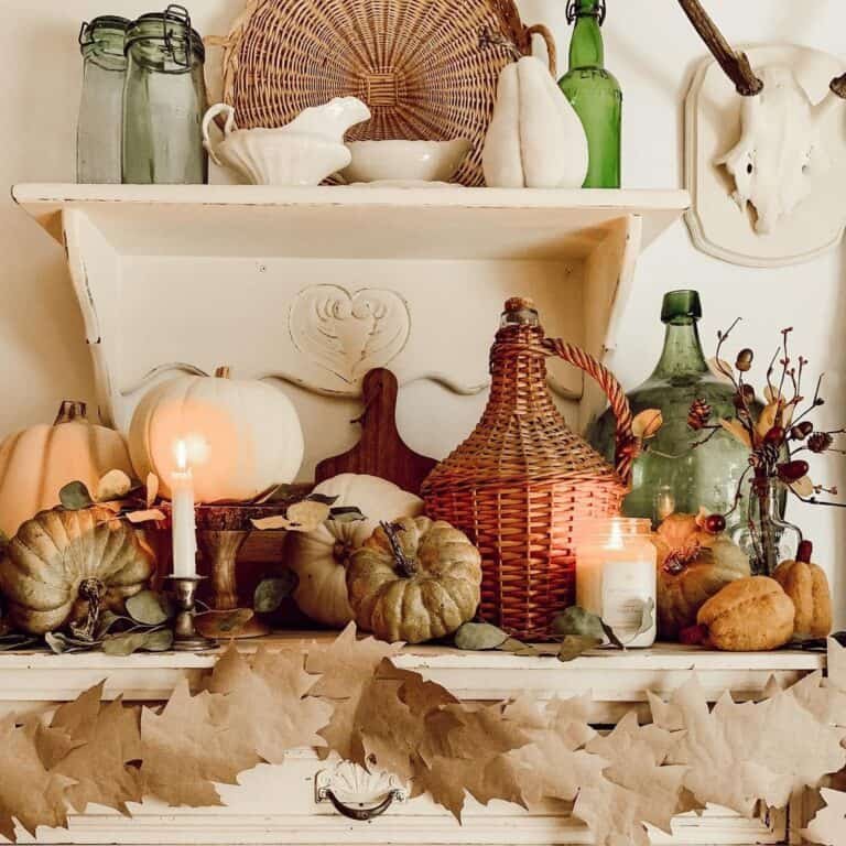 Vintage Fall Kitchen Decor