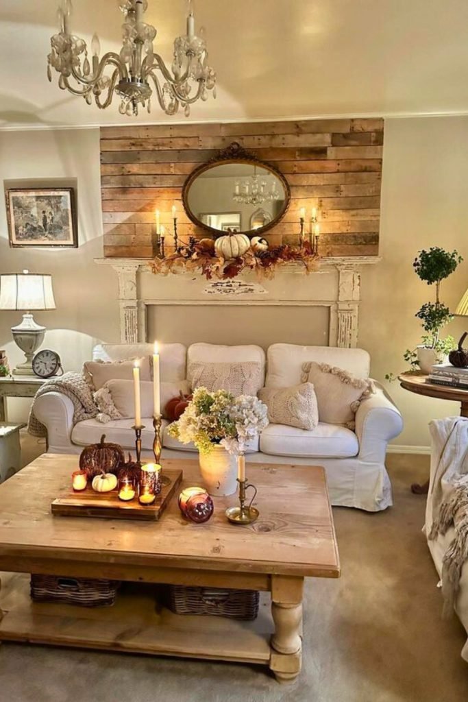 Vintage Fall Living Room Decor