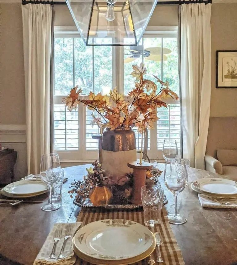 Warm Rustic Fall Table