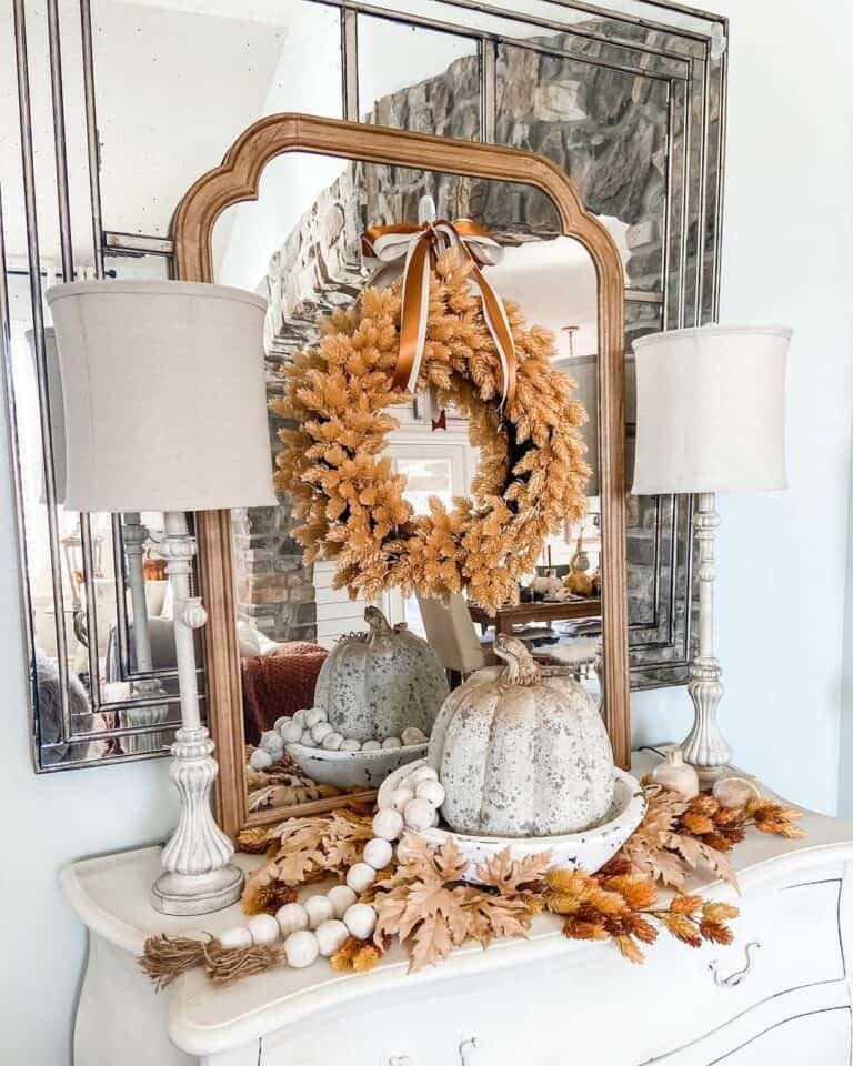 Wheat Grass Wreaths for Fall