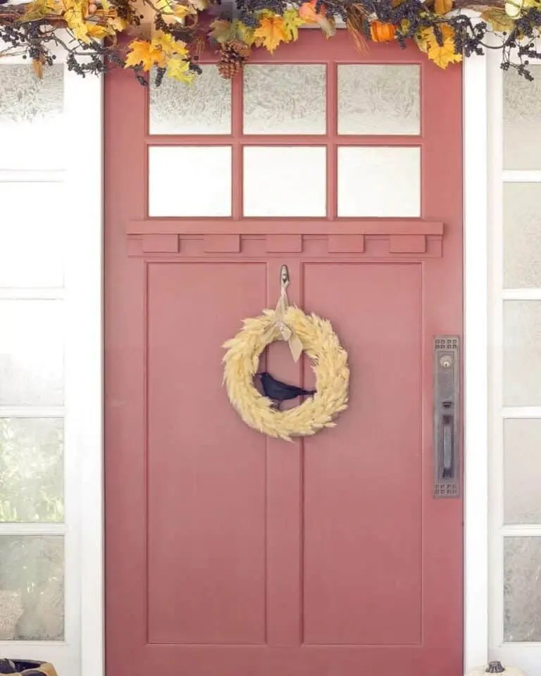 Wheat Wreath and Leaf Garland Ideas