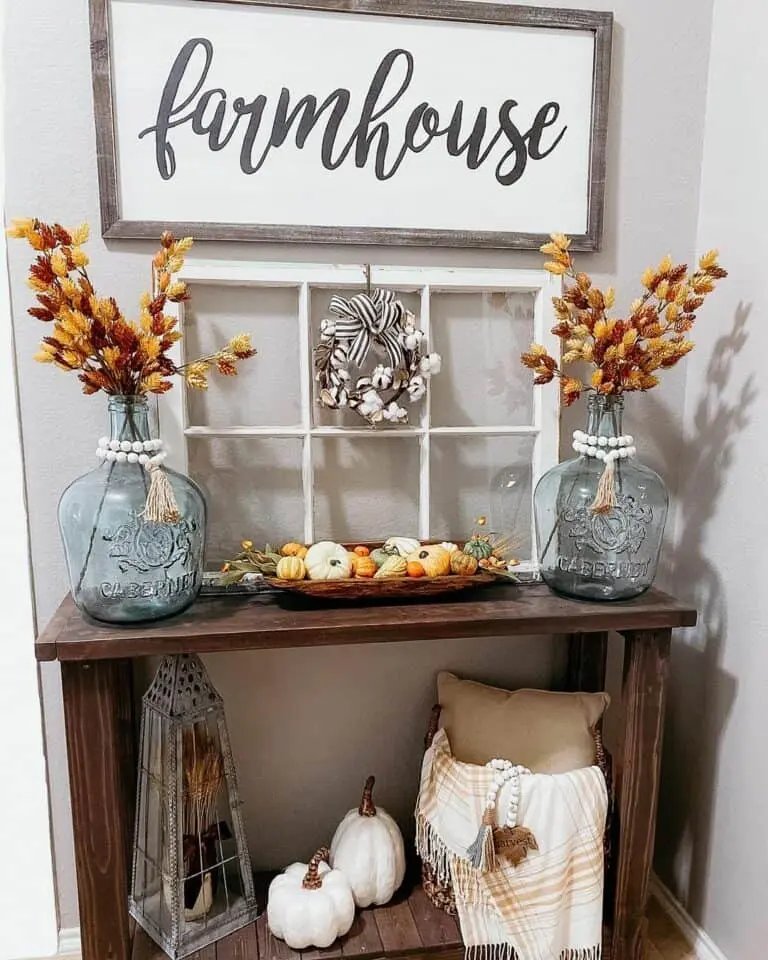 Window Frame Centerpiece Deco