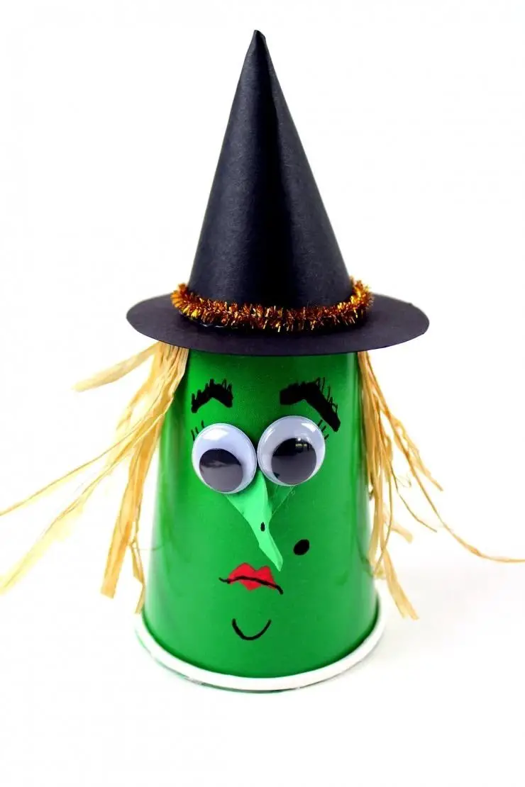 Witch Cup Craft Project
